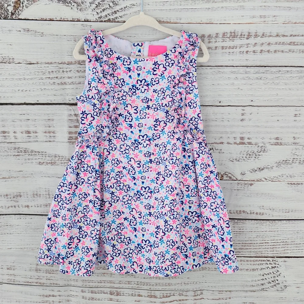 Lilly Pulitzer girl's Amia Ditsy floral dress - Picture 2 of 11